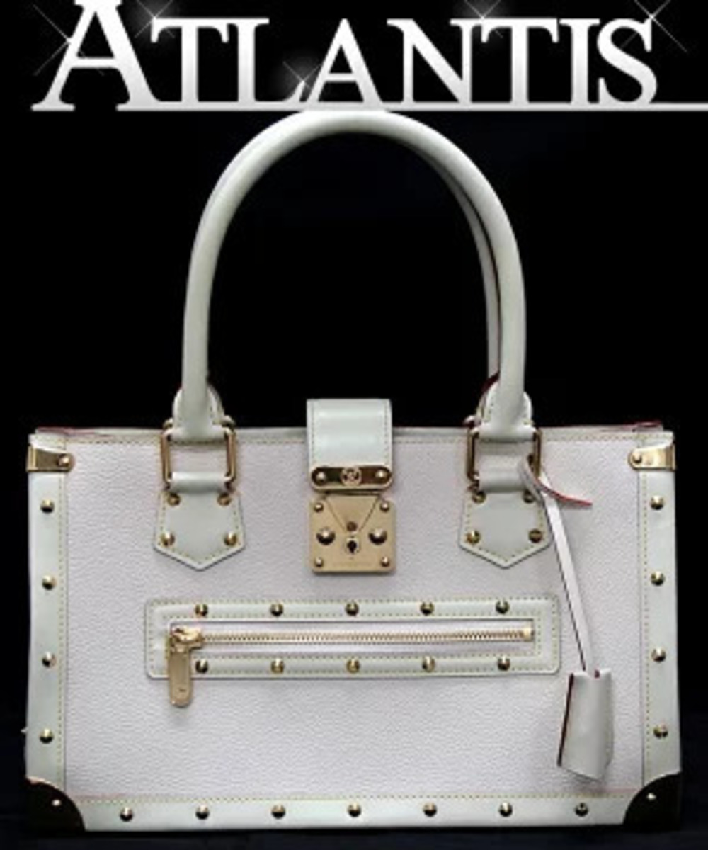 Louis Vuitton Fabulous Tote Bag Suhali Blanc White